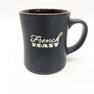 Starbucks French Roast 2011 Black Brown Microwave Safe Coffee Mug Cup - Picture 1 of 5