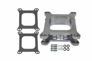 Espaciador de carburador de aluminio cuadrado abierto de 2" - Se adapta a Edelbrock Holley SBC BBC Chevy - Imagen 1 de 1