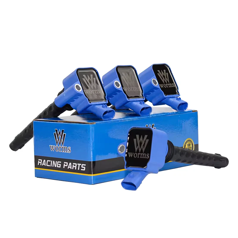 KIT 4 BOBINE RACING WORMS PER ABARTH 500 595 GRANDE PUNTO ALFA ROMEO GIULIETTA - Immagine 1 di 1