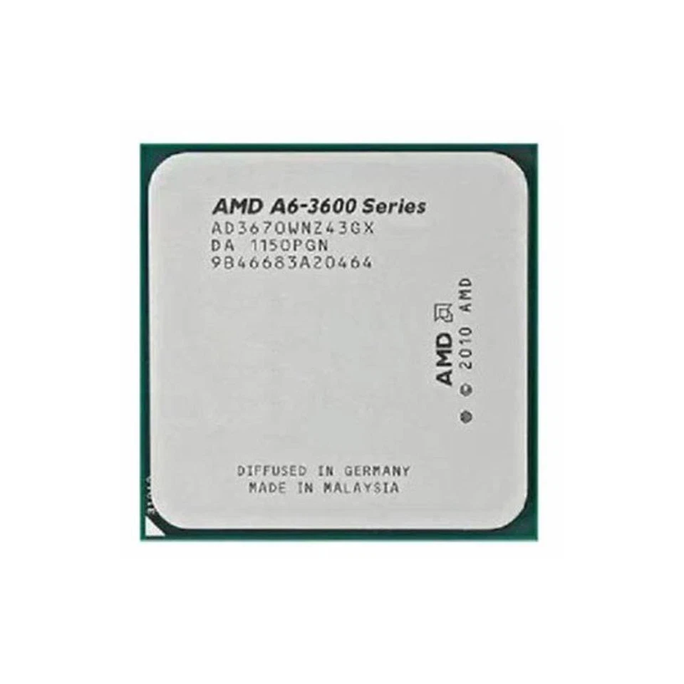 AMD A6-3670K CPU 2.7GHz Socket FM1 100W Processor - Image 1 of 1