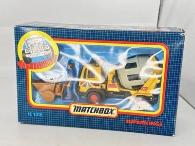Matchbox Superkings K123 Leyland Tipping Cement Truck Figure K-123 mint boxed - Image 1 of 4