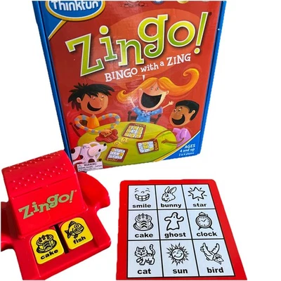 ThinkFun Zingo! Bingo with a Zing! Family Board Game ages 4+ 2009 TOTY Award! B7 - Image 1 of 4