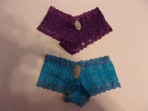 NUEVO CON ETIQUETAS 2 pares de bragas MOPAS íntimas de encaje para mujer TALLA M NUEVAS CON ETIQUETAS - Imagen 1 de 4