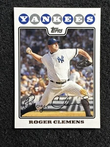 Roger Clemens #105 2008 Topps Baseball Menge New York Yankees - Bild 1 von 2