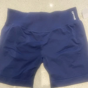 Pantalones Cortos DFYNE Deep Sea Blue Impact 4.5” £41.99 Medianos *Algunos Escritura Interior Peel - Imagen 1 de 6