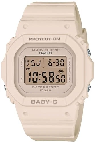 Reloj para mujer CASIO BABY-G BGD-565U-4JF rosa beige sin usar en caja - Imagen 1 de 1