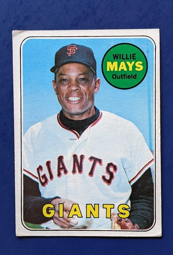 1969 Topps - Willie Mays #190 - San Francisco Giants VGEX  CENTERED - Image 1 of 3