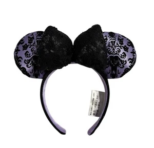 Disney Parks Haunted Mansion Wallpaper Minnie Mouse Ears Headband OSFM - Picture 1 of 4