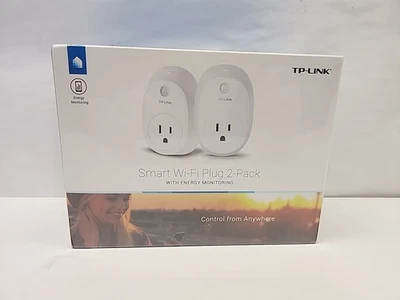 TP-LINK Smart Wi-Fi Plug 2 Pack Remote Access Model HS110-KIT (US) NEW - Image 1 of 3