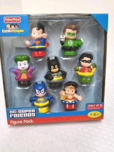 Fisher Price Little People Y1585 DC Super Friends Figura Paquete de 7 NUEVO - Imagen 1 de 5