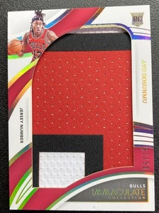 toppa numeri maglia immacolata ayo dosunmu /50 carta rookie - Foto 1 di 2
