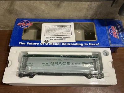 VINTAGE ATLAS ACF 3-BAY CYLINDRICAL HOPPER W.R. GRACE & CO. SHPX 60901 NIB - Image 1 of 4