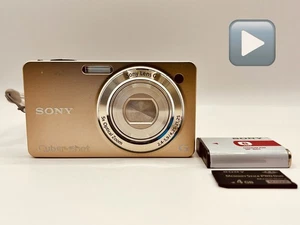 SONY Cyber‑Shot DSC‑WX1 Gold 10.2 MP 5× Compact Digital Camera with Memory Stick - Picture 1 of 21