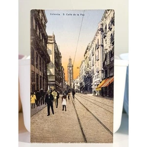 Valencia, Spain | Calle de la Paz | Vintage Postcard No. 3 - Imagen 1 de 5