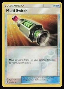 SM - Guardians Rising Multi Switch #129/145 REVERSE HOLO POKEMON CARD Uncommon - Picture 1 of 2