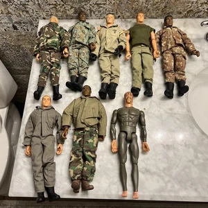 ❗️❗️8 Vintage BUNDLE (1996) GI JOE FIGURES (40+ ACCESSORIES) 12’ Collectible❗️❗️ - Picture 1 of 17