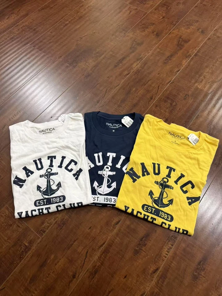 Nautica Men's Short Sleeve Graphic Tee Sleep T-Shirt NEW S M L XL XXL Anchor - Image 1 of 1