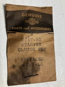 Harley-Davidson Starter Clutch Key 1916-1979 NOS 2147-50 - Picture 1 of 4