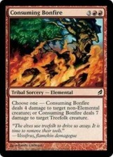 Consuming Bonfire x4 Lorwyn MtG NM