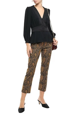 Pantalones cortos ajustados JOIE talla 4 Marcena B para mujer Mesa Snake Jacquard $228 Foto 1 de 4