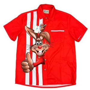 Camisa manga corta con botones Nesquik Bunny Rabbit talla M - Imagen 1 de 7