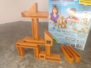 Angry Birds Knock On Wood Replacement 14 Building Blocks Squares Triangle Girder