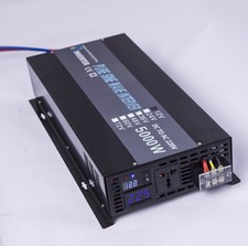 12V/24V/36V/48V DC to 240V AC 50HZ 5000W Off Grid Pure Sine Wave Power Inverter