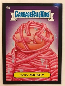 Garbage Pail Kids 2013 Minis #76b Licky Mickey Black como nuevo - Imagen 1 de 1
