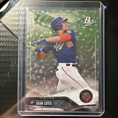 2021 Bowman Platinum - Ice Foil #73 Juan Soto - Image 1 of 2