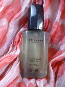 TED BAKER London Body Spray ~Jasmine & Lime Blossom~ 50ml~ NEW~ - Picture 1 of 2
