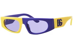 Dolce & Gabbana DX4004 34131A Sunglasses Youth Kids Boy's Violet/Yellow 47mm - Picture 1 of 5