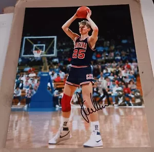 Foto firmada autografiada de Steve Kerr Arizona Wildcats 8x10 certificado de autenticidad Golden St Warriors - Imagen 1 de 1