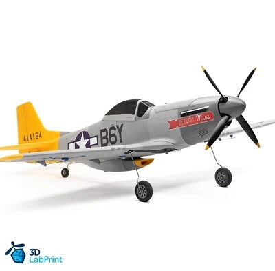 P-51D Mustang scale 1:8, wingspan 55.5 in 3D Printed RC Plane 3dLabPrint Kit. - Image 1 of 4
