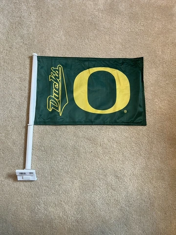 OREGON Ducks Car Window Gameday Flag NEW Cover
