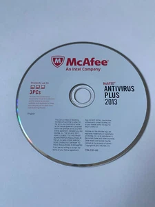 McAfee An Intel Company Antivirus Plus 2013 - CD-ROM 770-2151-00 For Refere GOOD - Picture 1 of 2