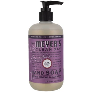 6 Pack Mrs. Meyer's Clean Day Hand Soap Liquid, Plum Berry, 12.5 fl oz - Picture 1 of 3