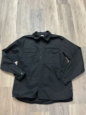 Nike SB Skate Max90 Camisa Negra con Botones Talla L Foto 1 de 4