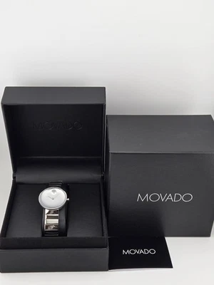 Movado Women's Edge Silver Dial Stainless Steel Watch - 3680012 ($795 MSRP) - Image 1 of 4