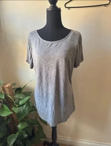 LA Gear Grey Loose TShirt With V Back. Size 16. BNWT - Picture 1 of 8