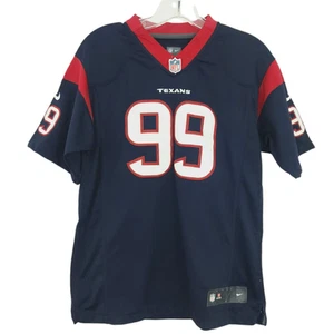 NFL Nike Houston Texans Jersey Kids Large JJ Watt #99 Blue Red - Picture 1 of 8