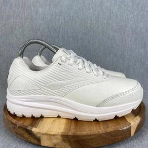 Brooks Addiction Walker 2 Shoes Womens Size 6.5 D Wide White Sneakers Athletic - Picture 1 of 10