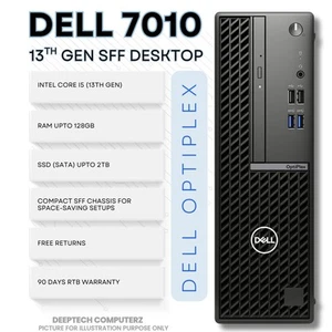 DELL OptiPlex 7010 SFF Core i5-13500 64GB RAM DDR4 2TB SSD Wi-Fi Enabled Win 11 - Picture 1 of 5