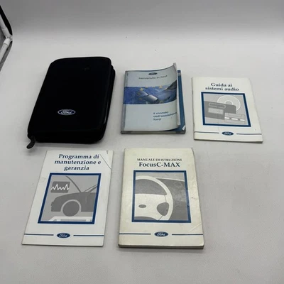 LIBRETTO USO E MANUTENZIONE FORD C-MAX 2003 ITALIANO ORIGINALE UM-415 - Immagine 1 di 4