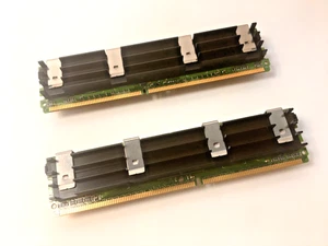2x Original Apple Mac Pro 1,1 Hynix HYMP564A72BP8D2-Y5 AB-A 512mb RAM Modules - Picture 1 of 8