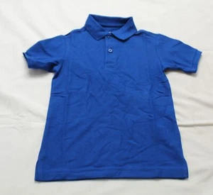 Nautica Boy's School Uniform Short Sleeve Polo Shirt LV5 Royal Blue Large (6) - Picture 1 of 3