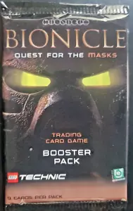 Lego Bionicle Quest For The Masks Sealed 9 Card booster pack - Picture 1 of 3