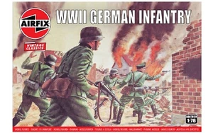 AIRFIX - 2. Weltkrieg Deutsche Infanterie - BOX 01705 KOMPLETT AUF ANGÜSSEN - Bild 1 von 2