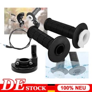 Universal 7/8" 22mm Motorrad Gasgriff Lenkergriffe Schnelle Reaktion Mit Gaszug - Bild 1 von 7
