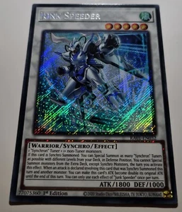 Yugioh! Junk Speeder 1st Ed. RA01-EN032 Platinum Secret Rare 25th - Picture 1 of 1