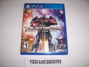 Original Box Case Replacement PlayStation 4 TRANSFORMERS RISE OF THE DARK SPARK - Picture 1 of 1
